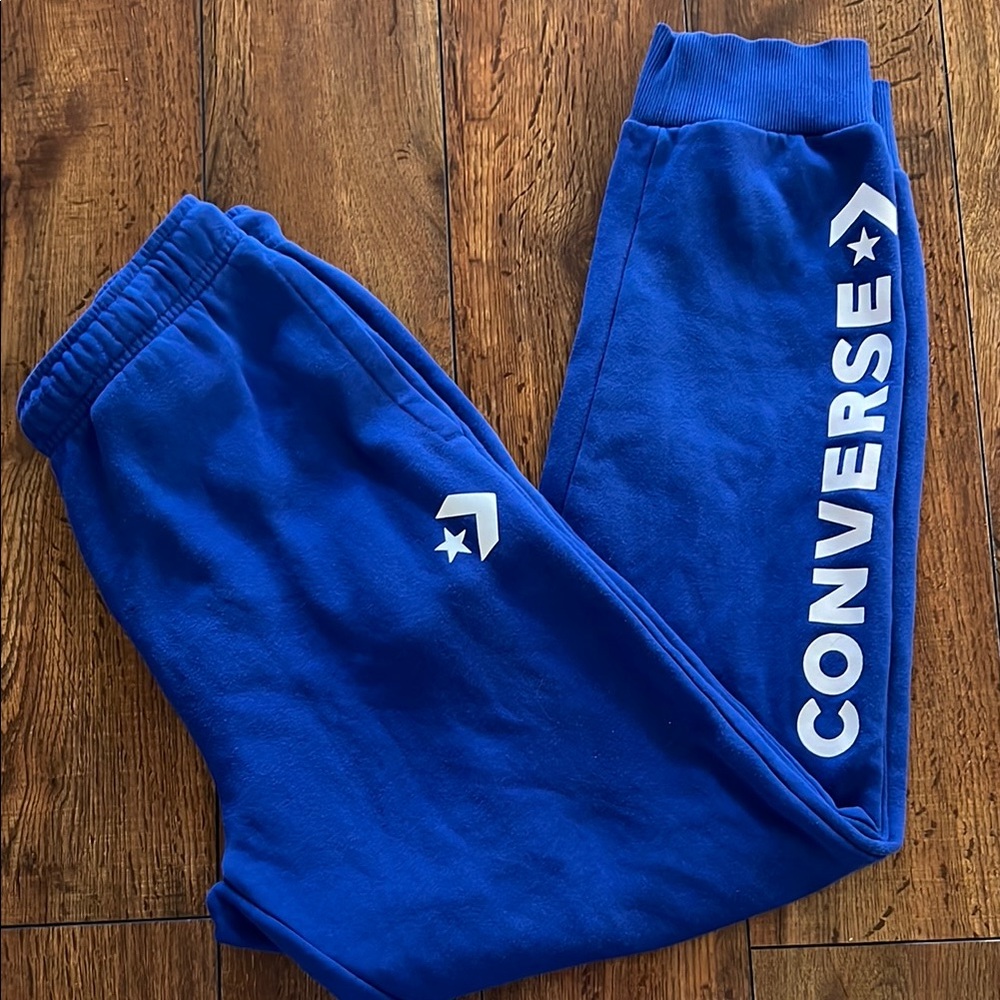 Converse Blue Sweatpants Athletic Comfort